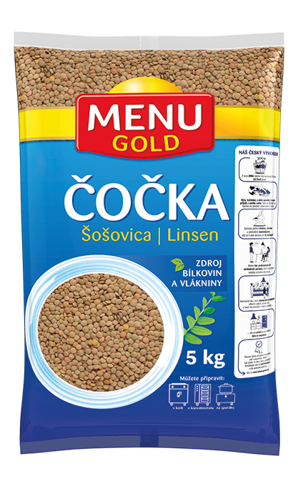 Gold Menu Čočka velkozrnná 5 kg