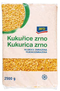 aro Kukuřice zrno mraž. 2,5 kg