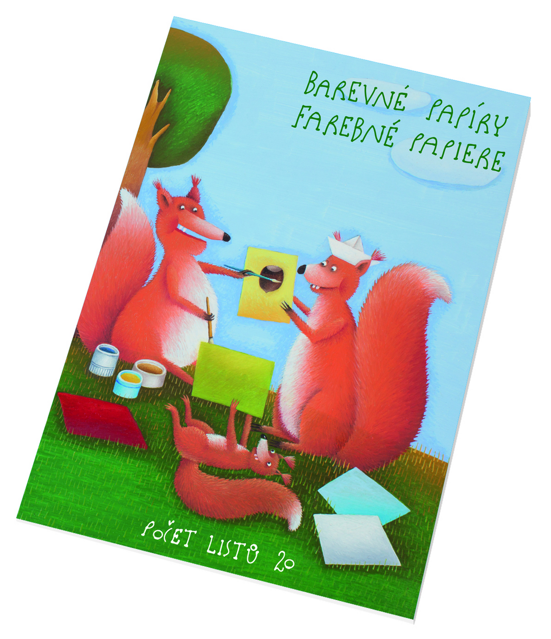 Papíry pestré Papírny Brno A4 20 listů 3 ks