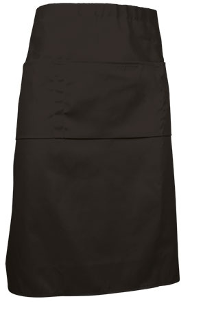 METRO PROFESSIONAL Zástěra s kapsářem 3/4 délka černá 1 ks