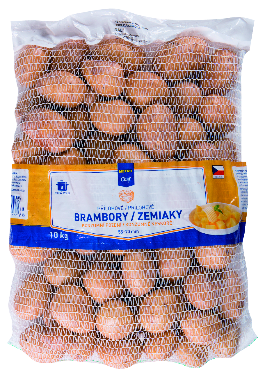METRO Chef Brambory konzumní CZ B 55/70 čerstvé 10 kg