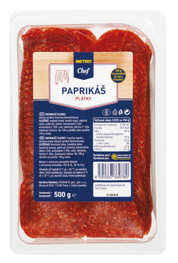 METRO Chef Paprikáš plátky ochranná atmos. chlaz. 500 g