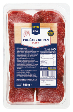 METRO Chef Poličan plátky ochranná atmos. chlaz. 500 g