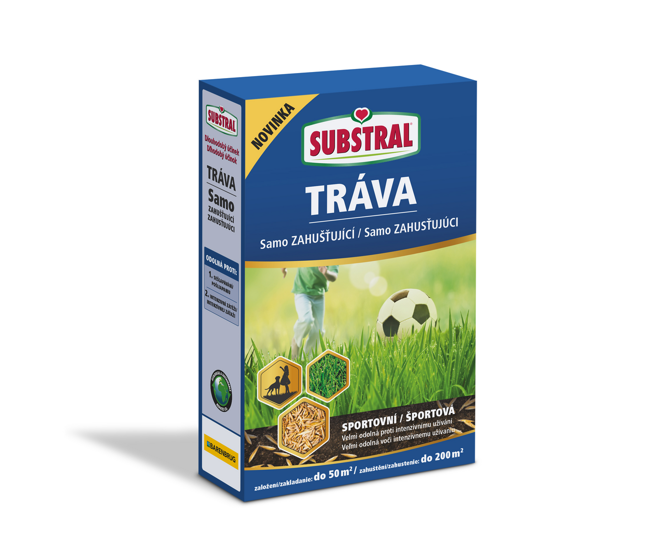 Travní směs Substral Sport Samo zahušťující 1 kg (do 50/200m2) 1 ks