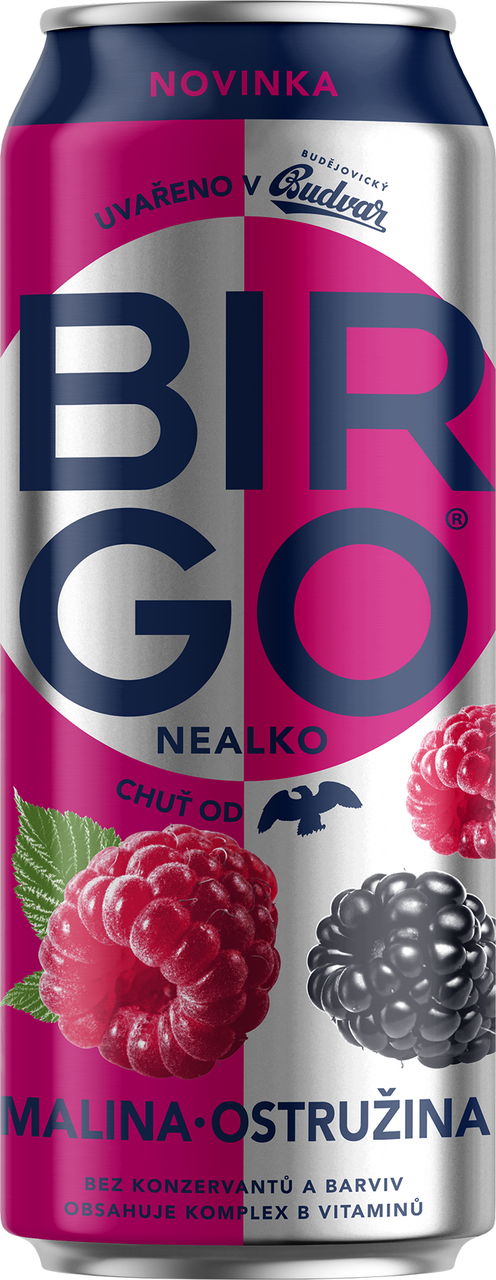 BIRGO Malina nealkoholické 24 x 500 ml