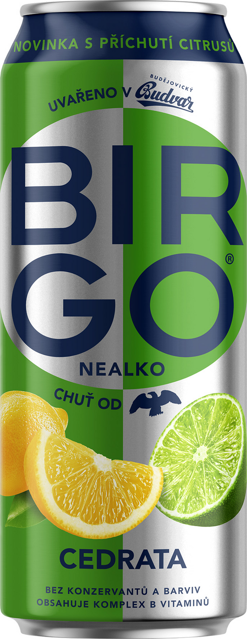 BIRGO Cedrata nealkoholický nápoj 24 x 500 ml