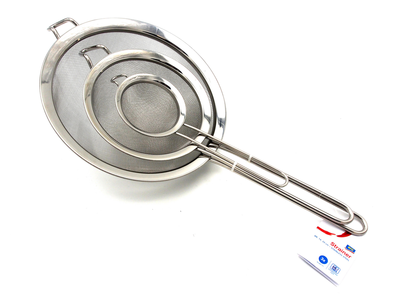 aro Sada cedníků 3dílná nerez 8/14/20 cm 1 ks