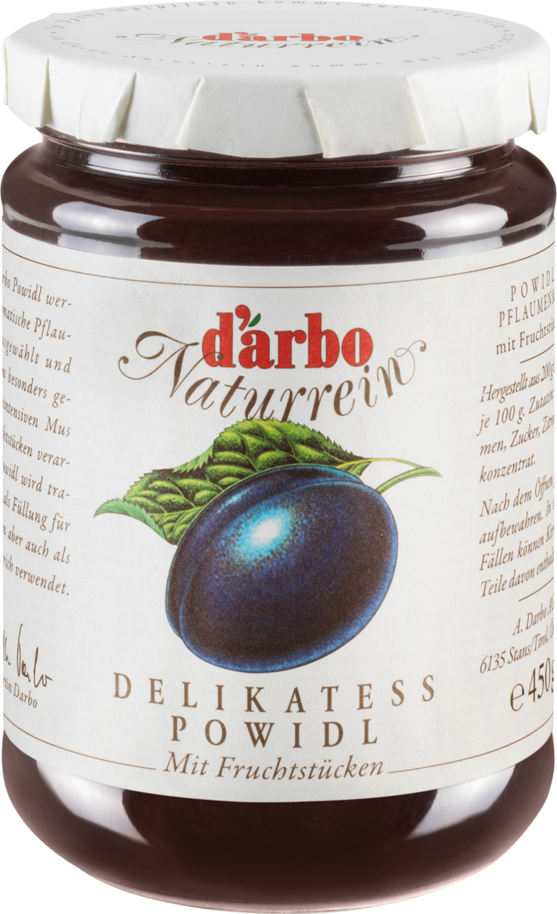 d'arbo Naturrein Povidla 450 g