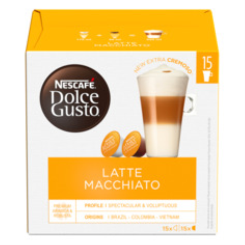 NESCAFÉ Dolce Gusto Latte Macchiato kávové s mlékem 15 + 15 ks kapsle