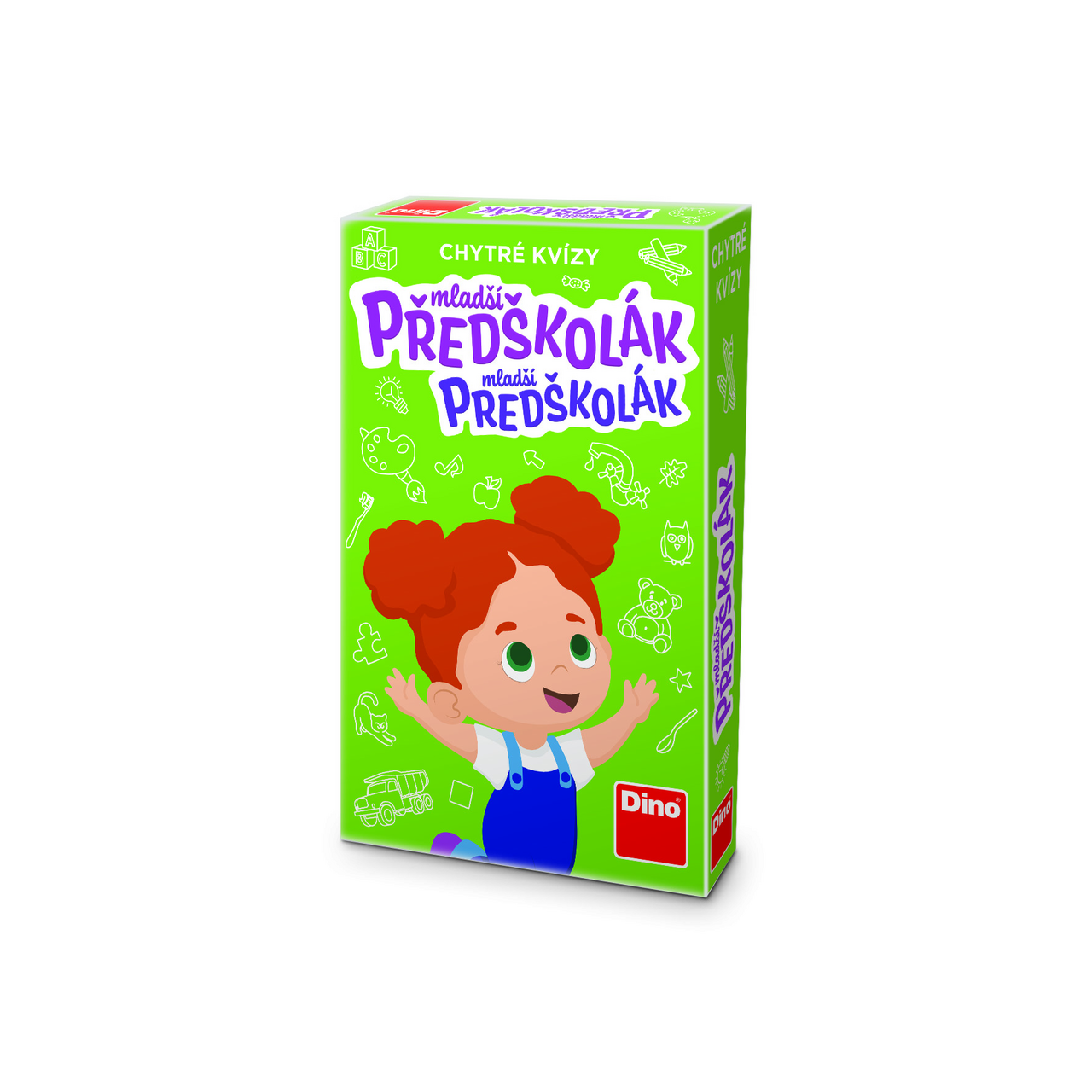 Chytré kvízy: mladší předškolák Dino 1 ks