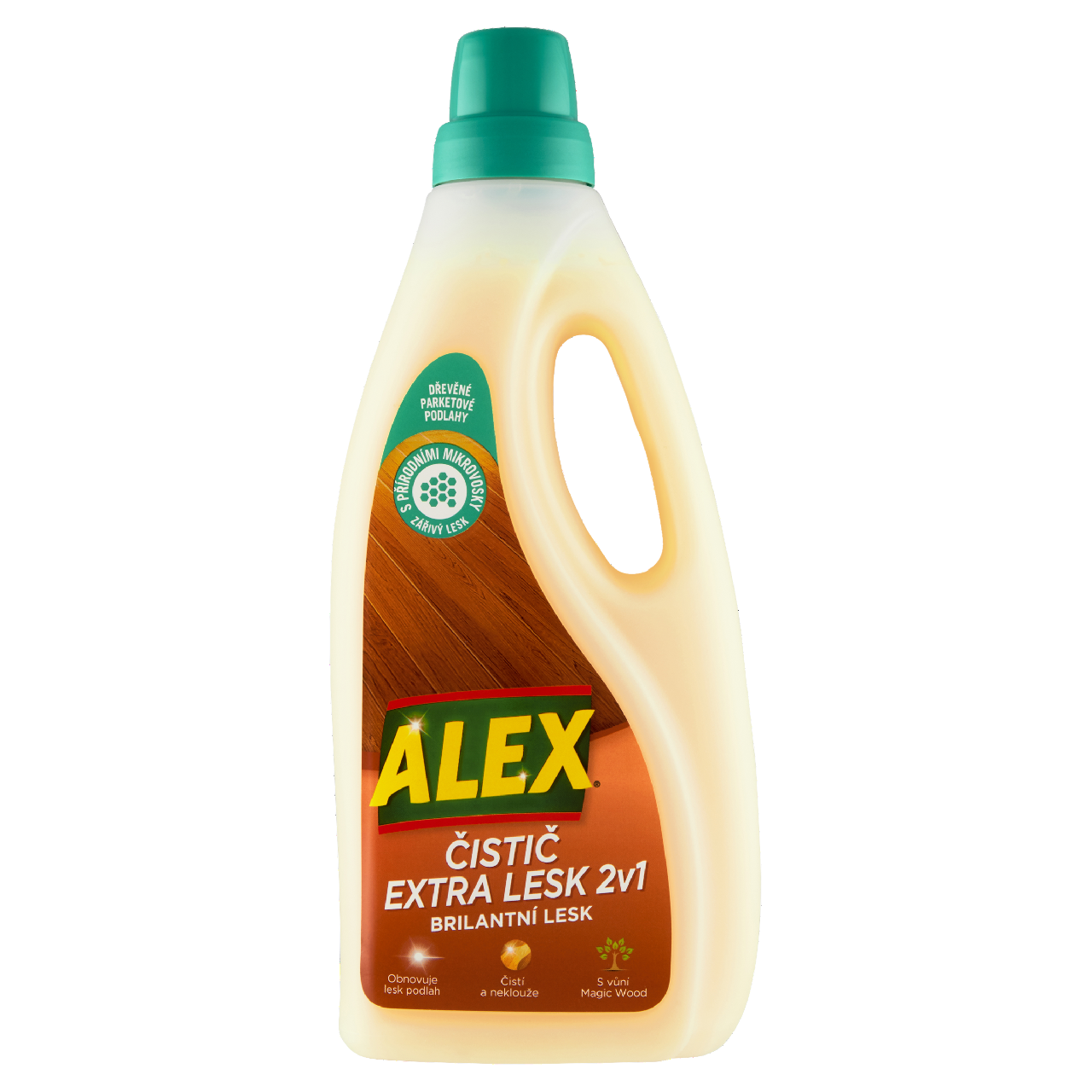 Alex čistič na dřevo 2v1 2 x 750 ml