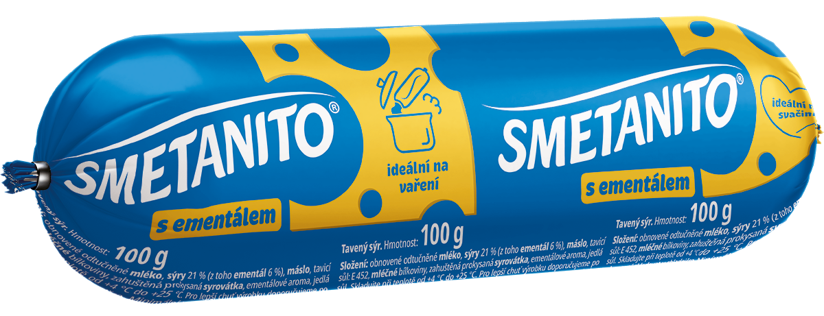 SMETANITO Střívko ementál chlaz. 100 g