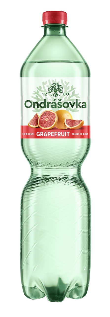 Ondrášovka Grapefruit ochucená jemně perlivá 6 x 1,5 l