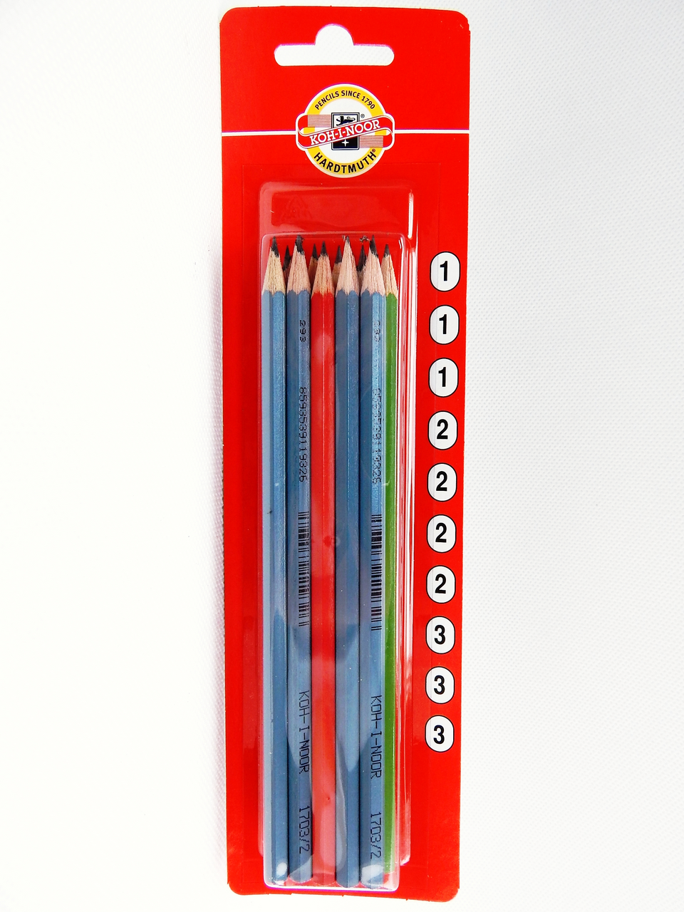 KOH-I-NOOR Tužka grafitová mix 10 ks