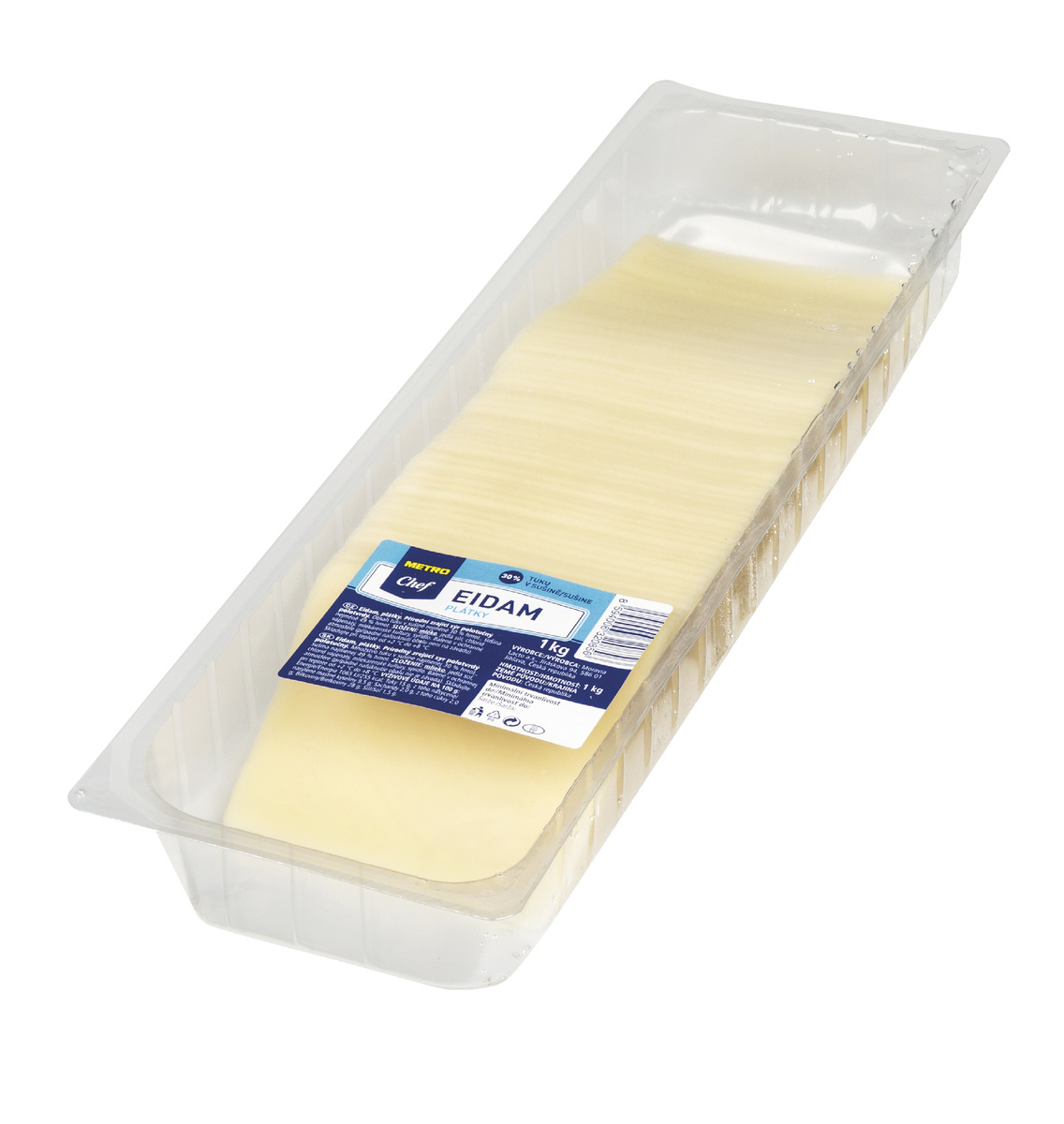 METRO Chef Eidam 30% plátky chlaz. 1 kg