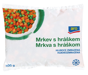 aro Směs mrkev s hráškem mraž. 6 x 400 g