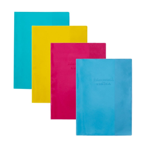 KARTON P+P Obal na žákovskou knížku barevný průhledný 1 ks