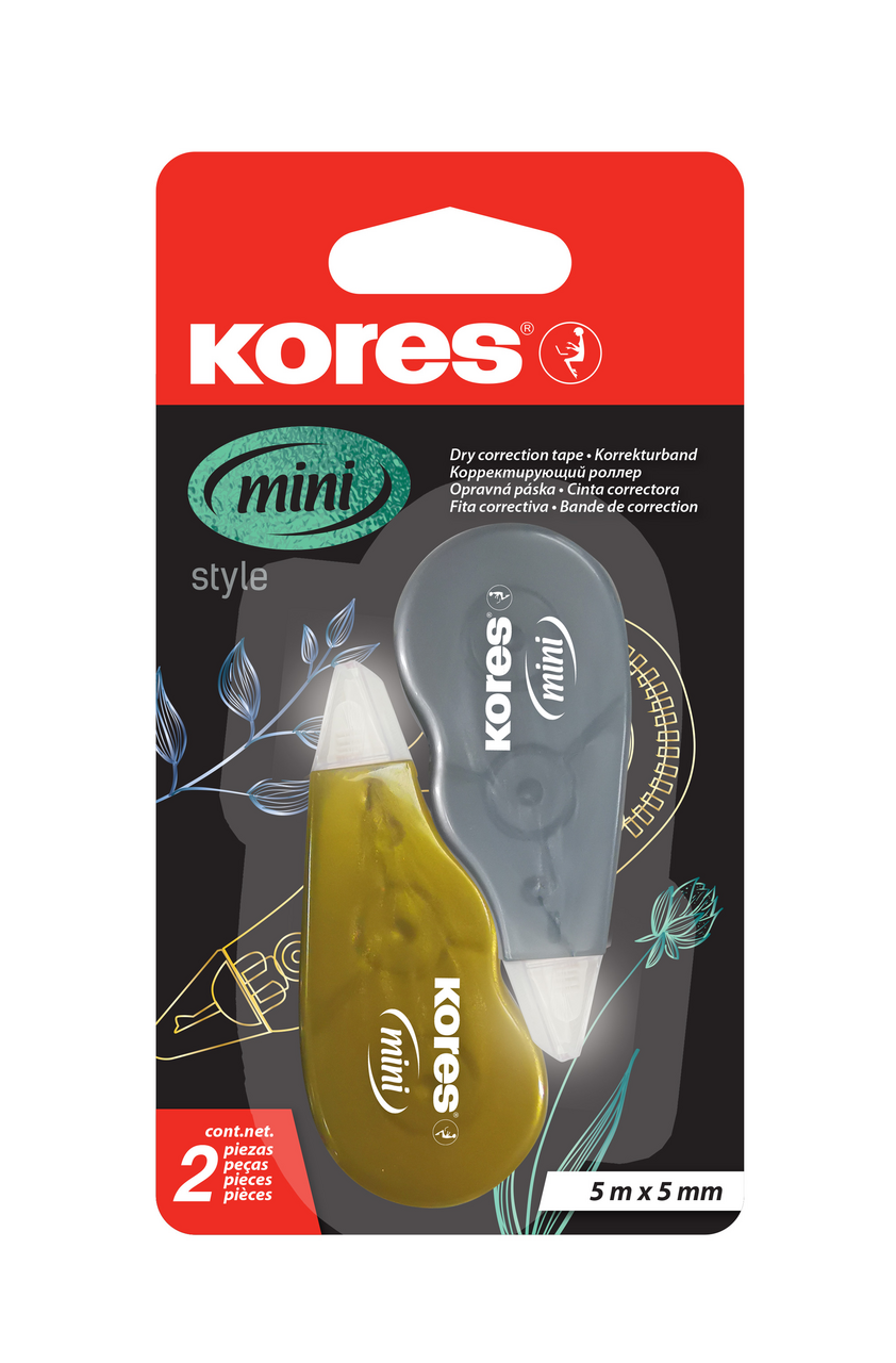 Kores Mini Roller metallic 5 m/5 mm 2 ks