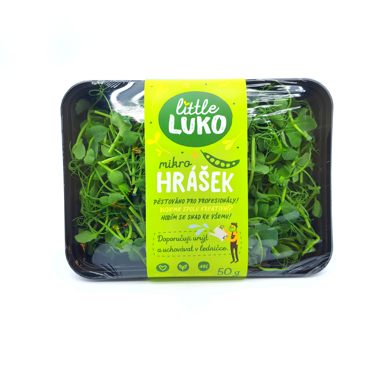 Little Luko Výhonky Hrášek Affyla čerstvé 50 g