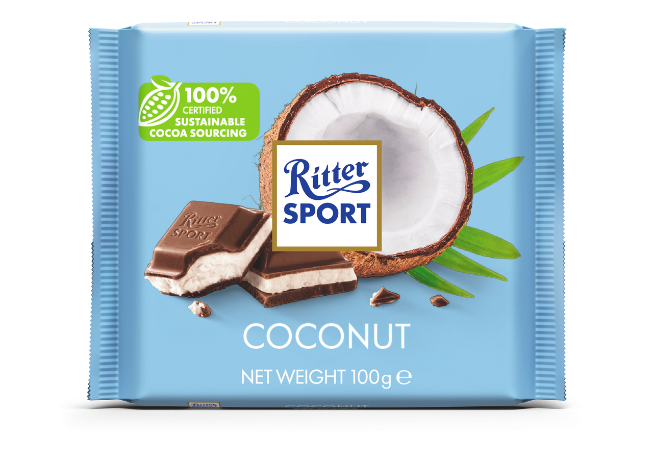 Ritter Sport Coconut Čokoláda kokosová 100 g