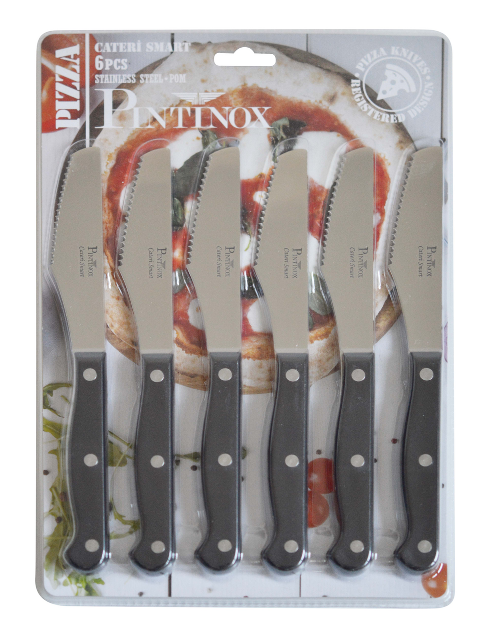 Nůž pizza 10,2 cm 6 ks