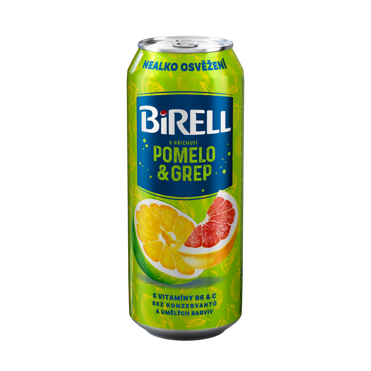 BIRELL Ovocný Pivo nealkoholické pomelo grep 500 ml