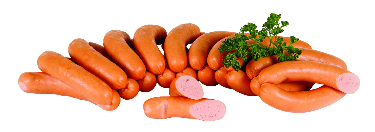 KRUŠNOHORSKÉ UZENINY Krušnohorský párek chlaz. váž. cca 1,1 kg