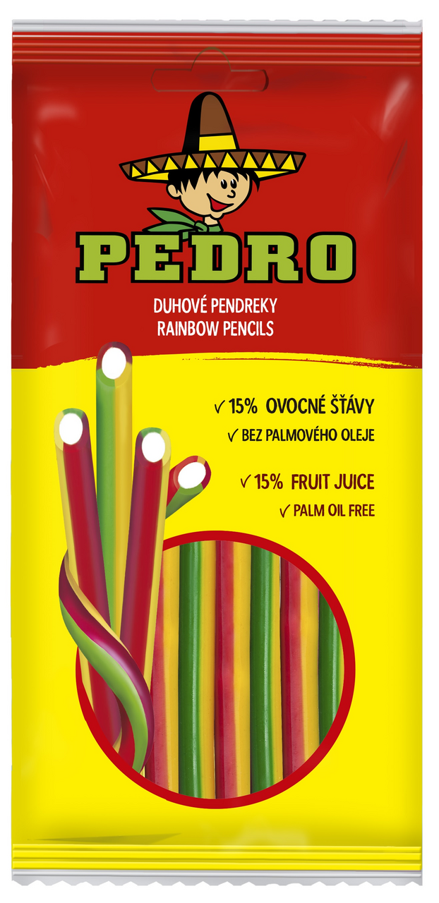 PEDRO  Pendreky - želé duhové 20 x 80 g