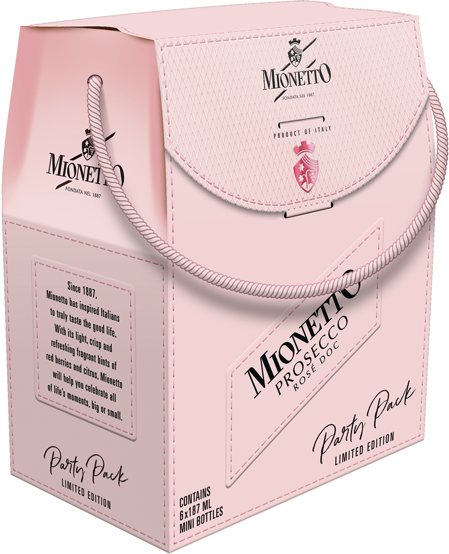 Moinetto Rose Partypack 6 x 200 ml