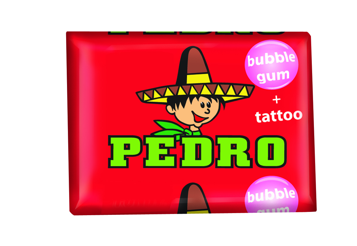 PEDRO Žvýkačky s tetováním 120 x 5 g