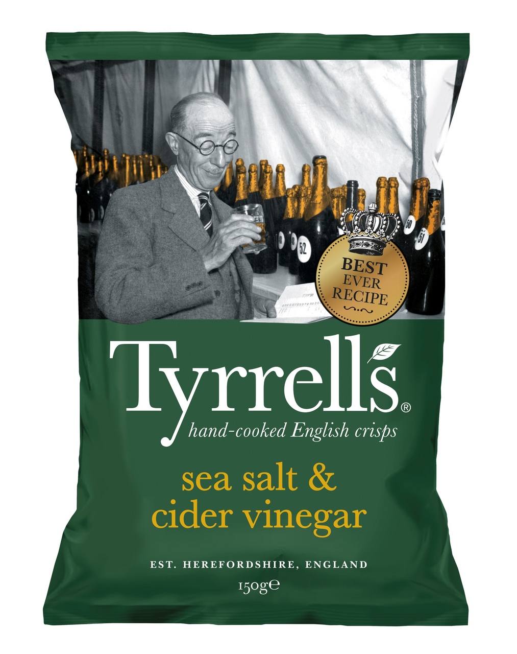 Tyrrells Chips sůl & jablečná ocet 150 g