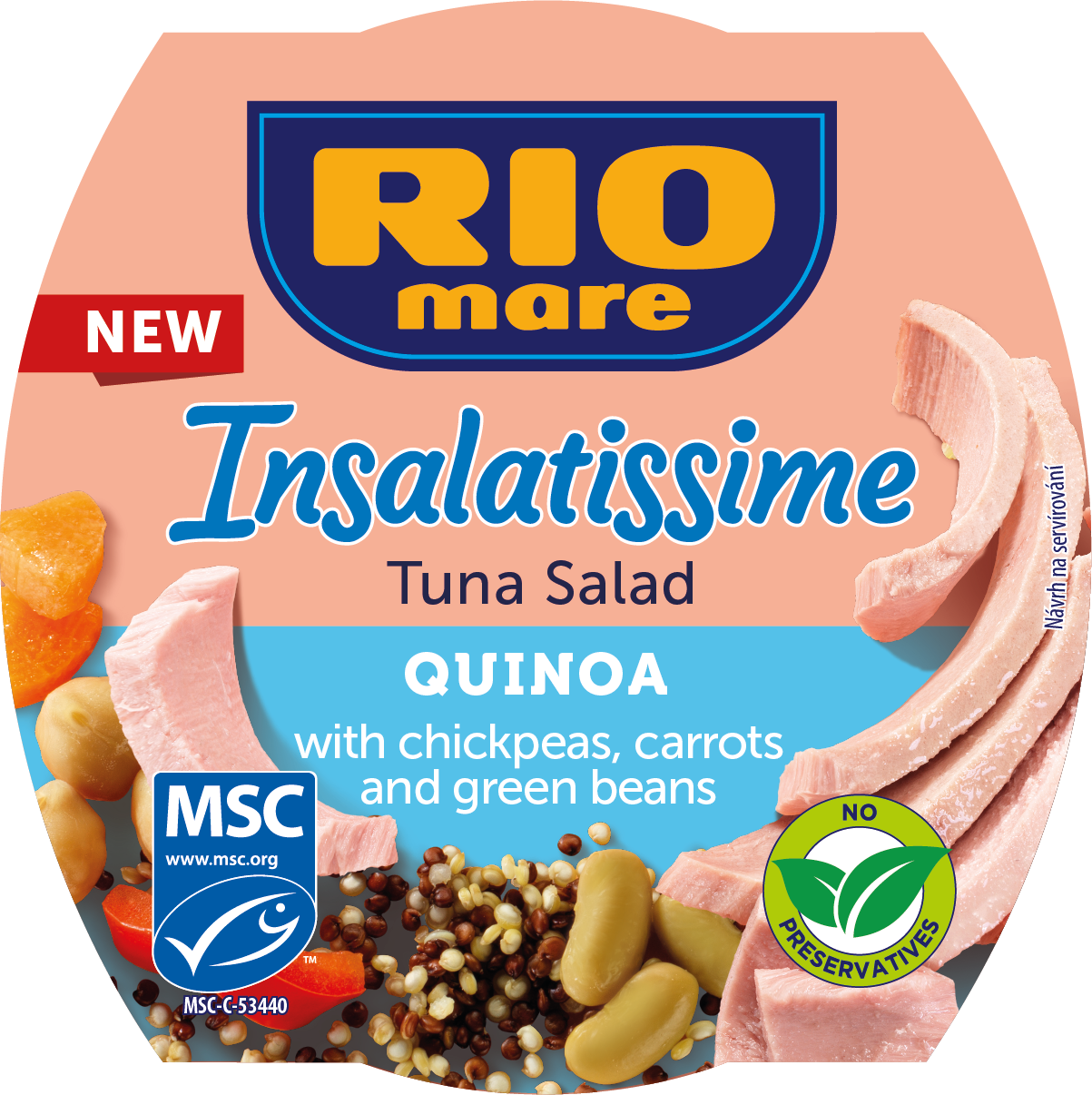 RIO mare Insalatissime Tuňákový salát s quinoou MSC 160 g