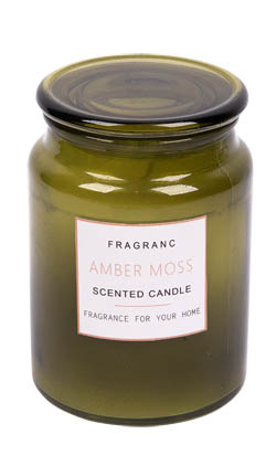 Svíčka vysoká ve skle s víčkem 13,5 cm 550 g 1 ks