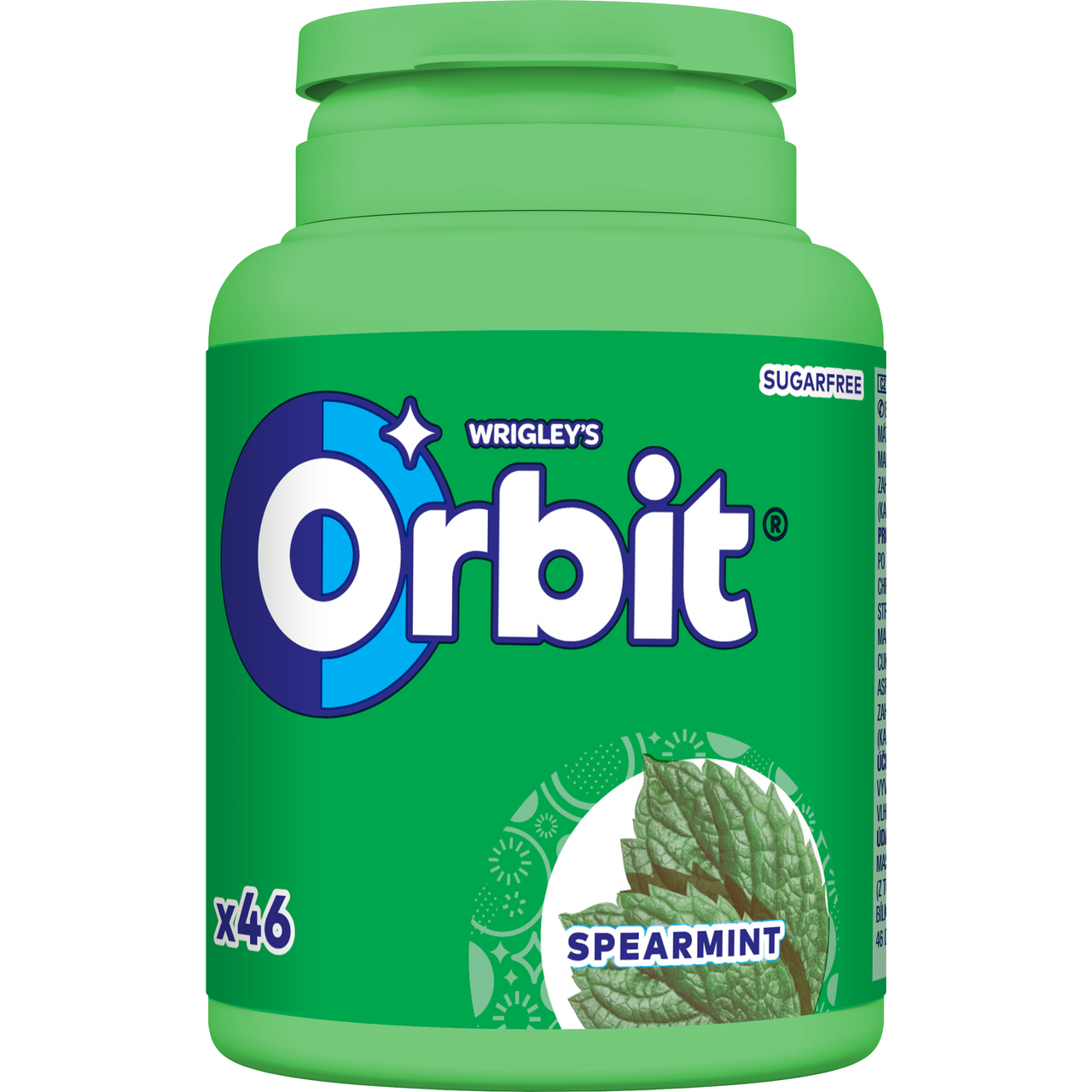 Orbit Spearmint žvýkačky 64 g dóza