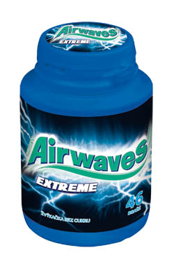 Airwaves Extreme Žvýkačky 6 x 64 g dóza