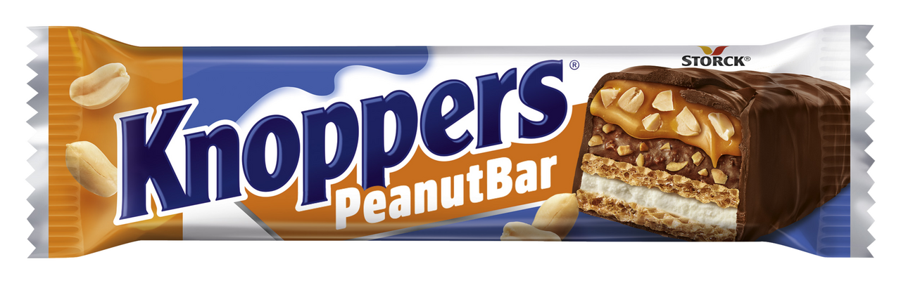 STORCK Peanut Bar Křupavá tyčinka s arašídy a karamelem 24 x 40 g
