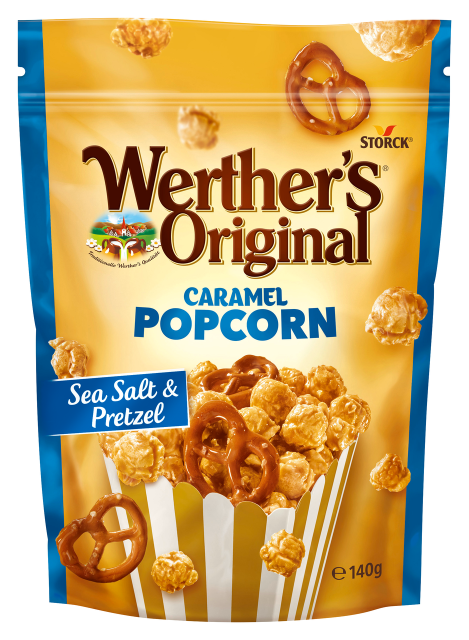 Werthers Popcorn s preclíky 140 g