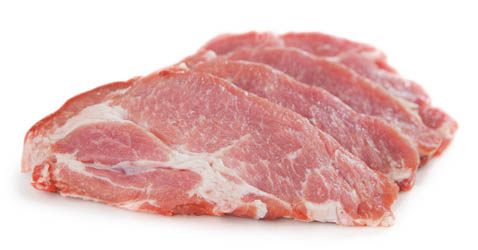 Vepřová krkovice bez kosti plátky chlaz. 10 x 70 g vlastní výroba