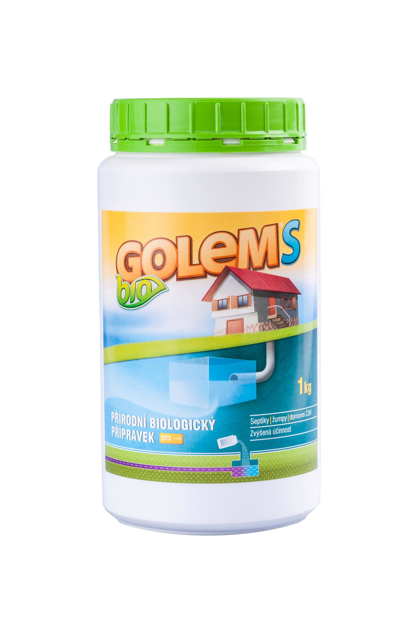 Golem S Přípravek pro septiky, žumpy biologický 1 kg
