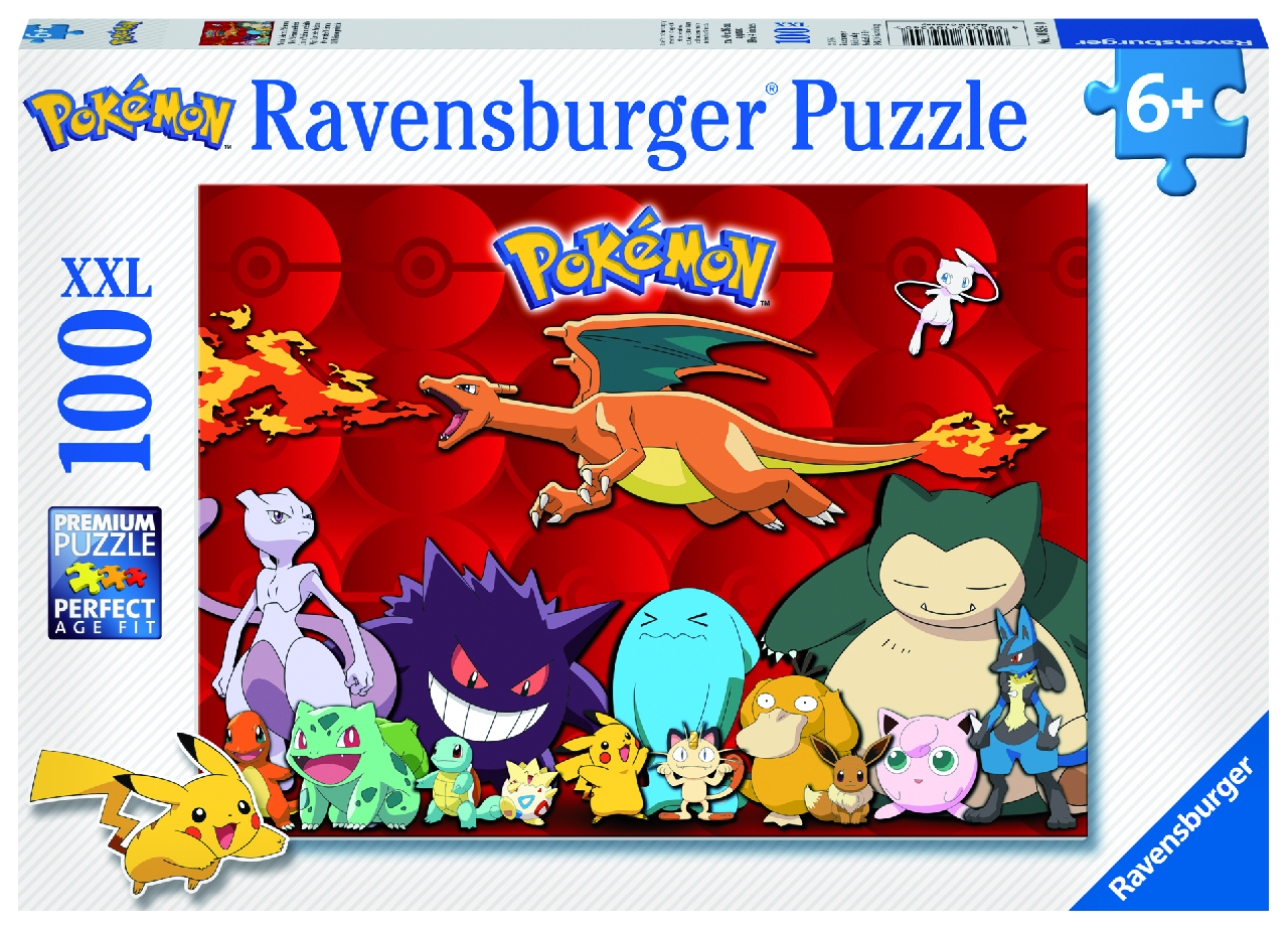 Puzzle Pokémon 100 dílků Ravensburger 6+ 1 ks
