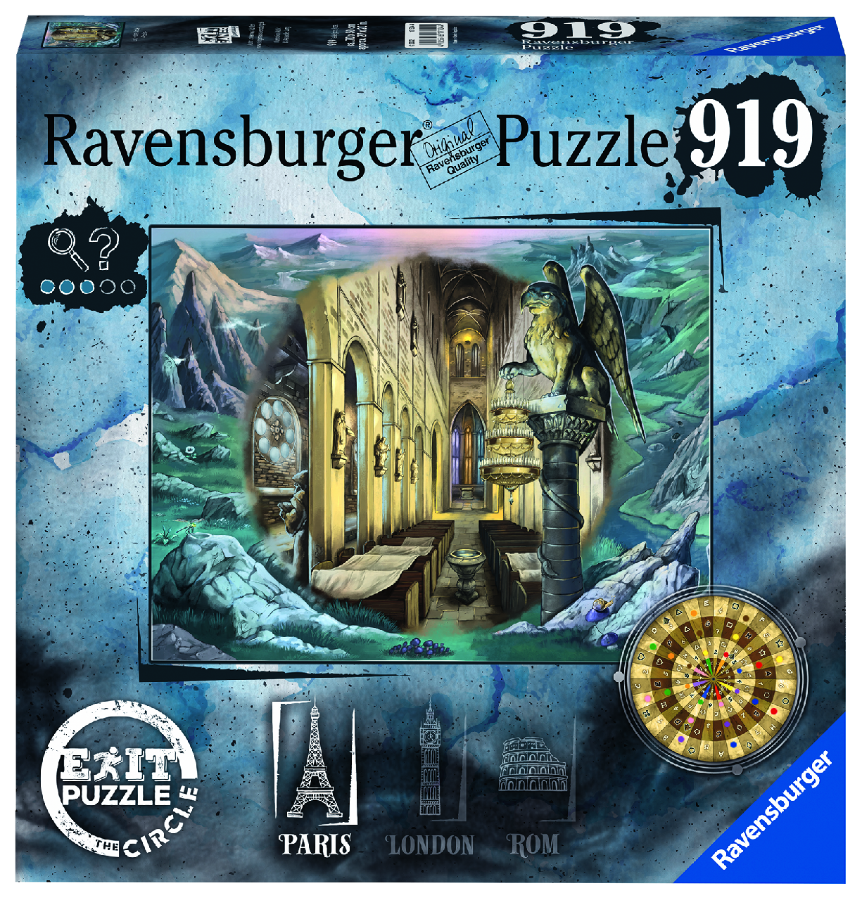 Puzzle Kids Exit Kruh: V Paříži 920 dílků Ravensburger 1 ks