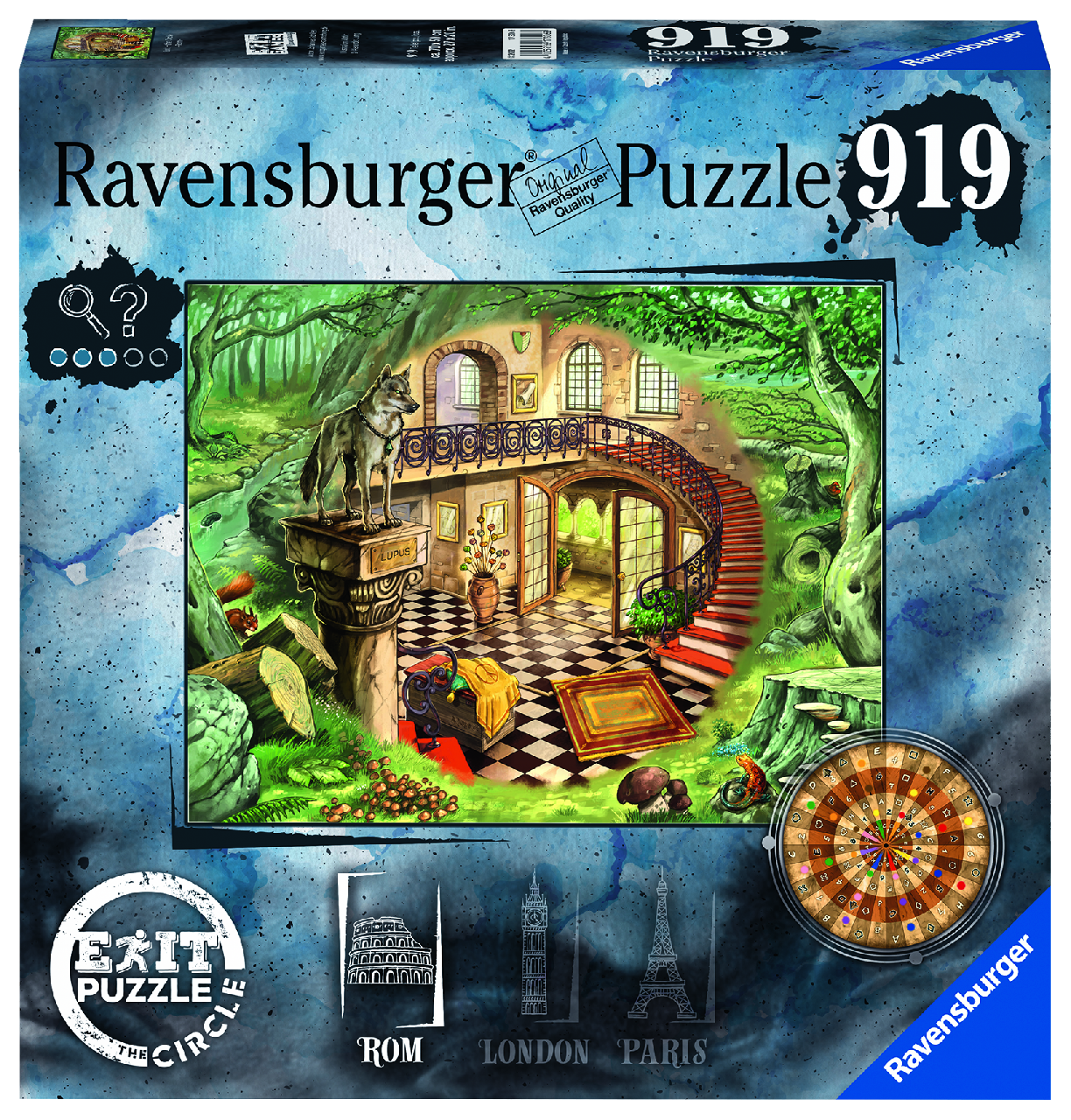 Puzzle Kids Exit Kruh: V Římě 920 dílků Ravensburger 1 ks