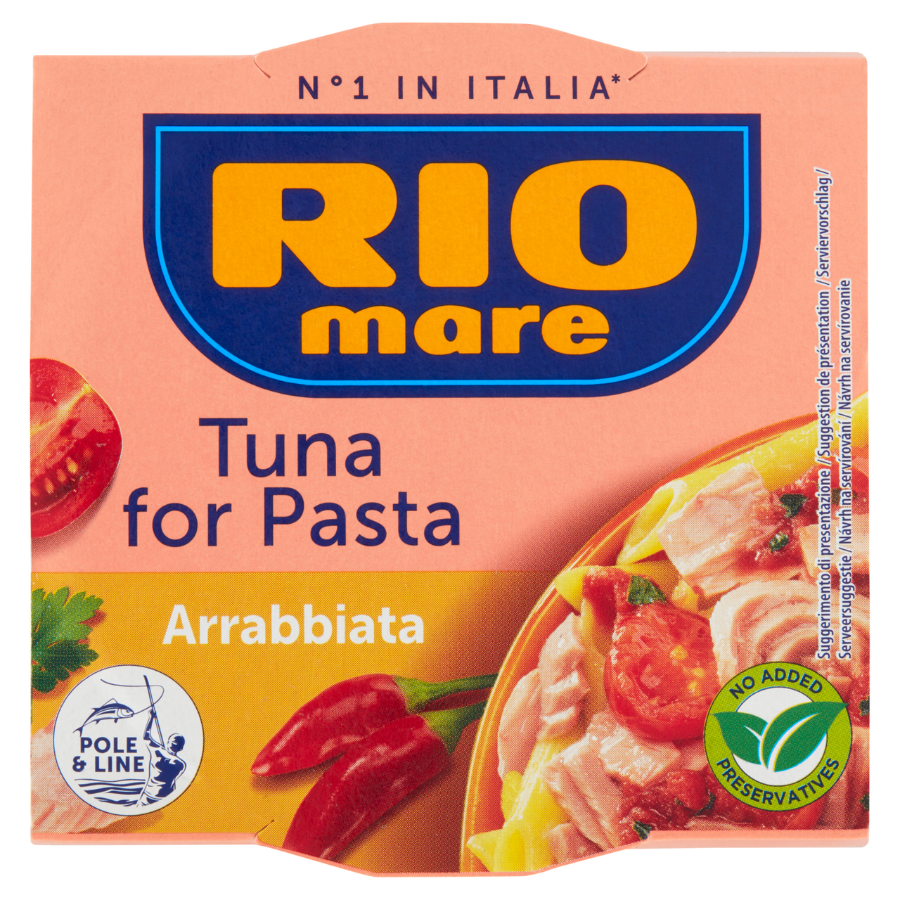 RIO mare Pasta Arrabbiata Rajčatová omáčka s tuňákem a Chilli 160 g