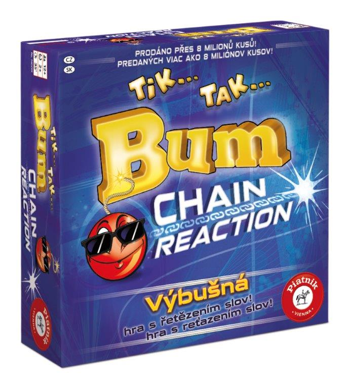 Tik Tak Bum Chain Reaction, Piatnik, desková hra 1 ks