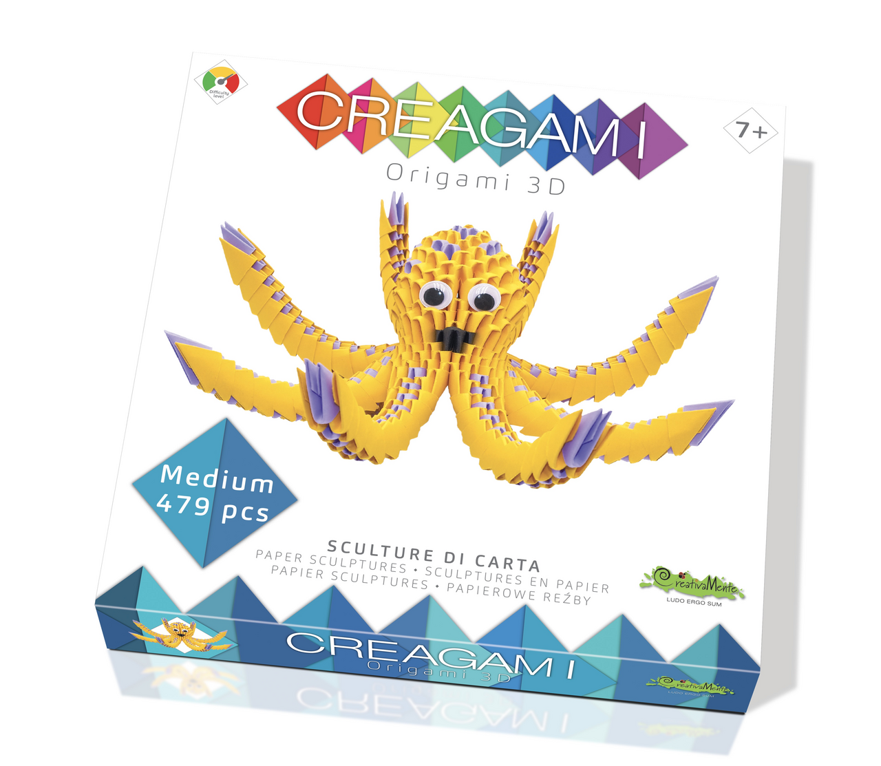 Origami Creagami 3D, Chobotnice 479 ks 7+ 1 ks