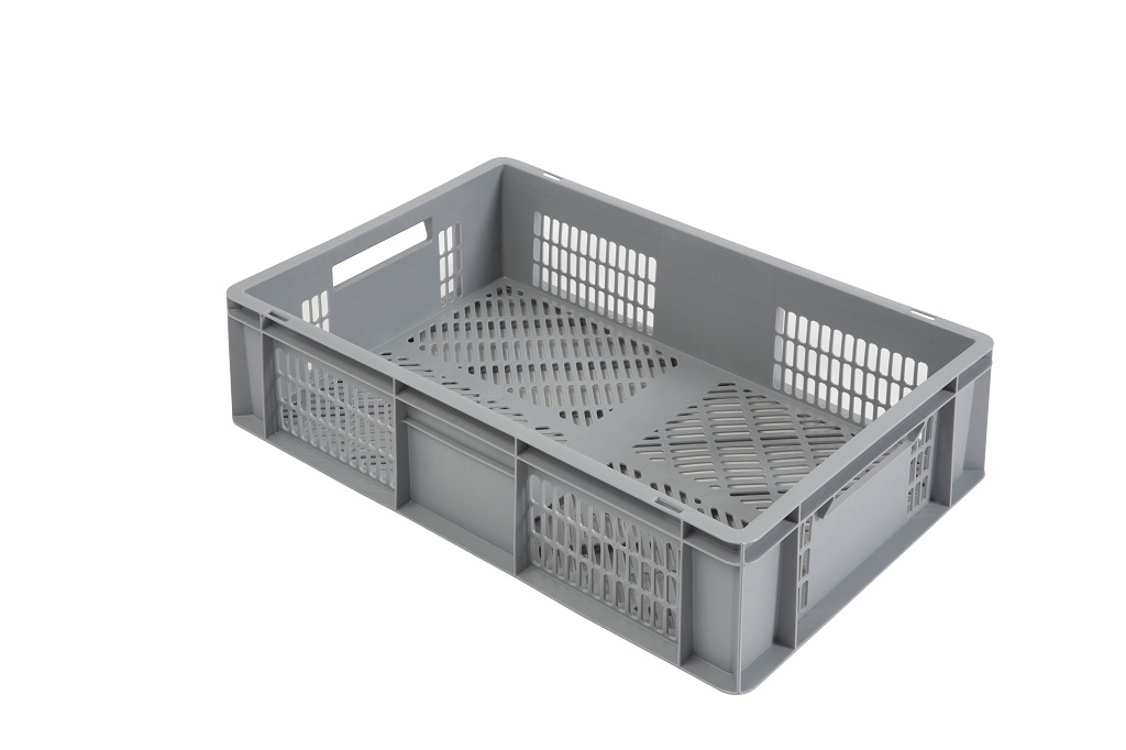 METRO PROFESSIONAL Euro přepravka 60 x 40 x 17 cm děrovaná šedá 1 ks