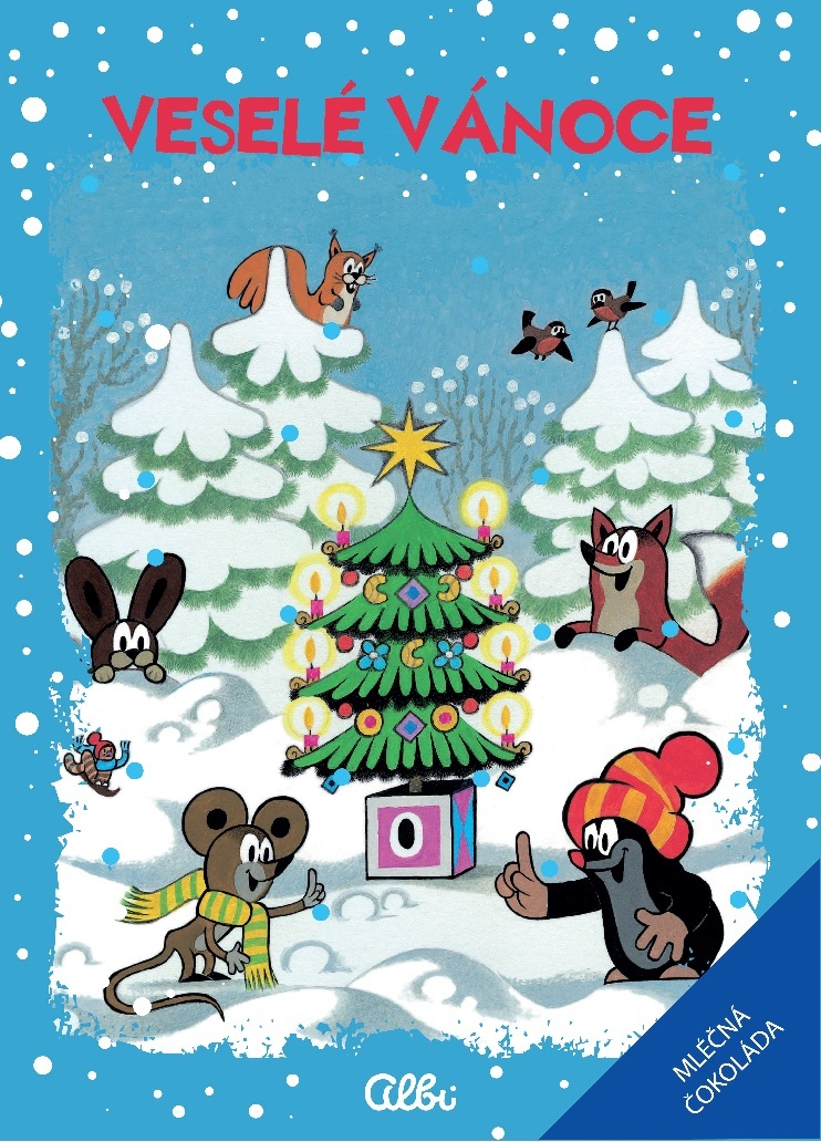 Albi Adventní kalendář Krteček mléčná čokoláda 50 g