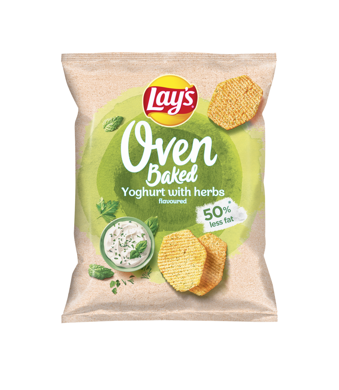 Lay's Baked Yogurt & Herb Chipsy 14 x 55 g