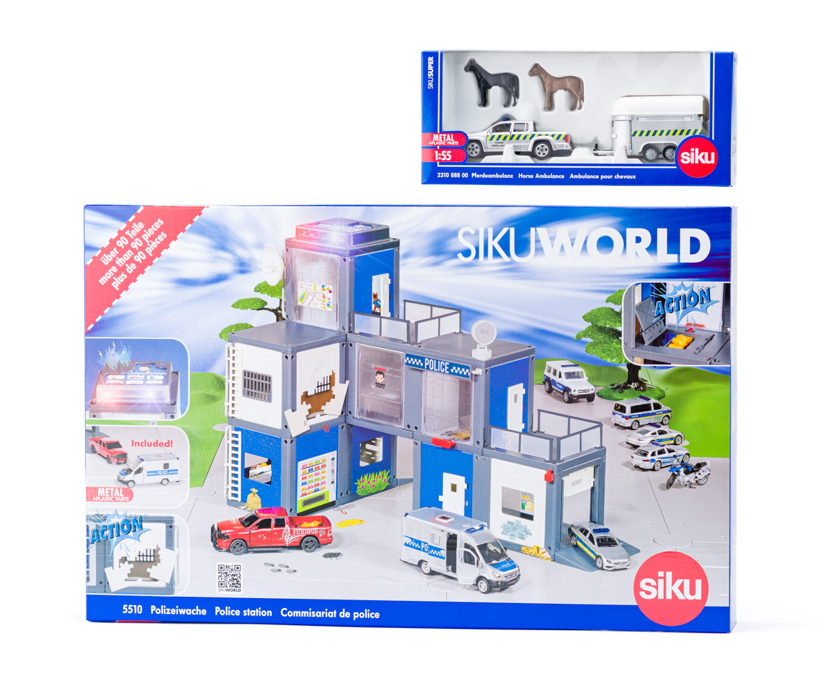 SIKU Policejní stanice + auto 1 ks