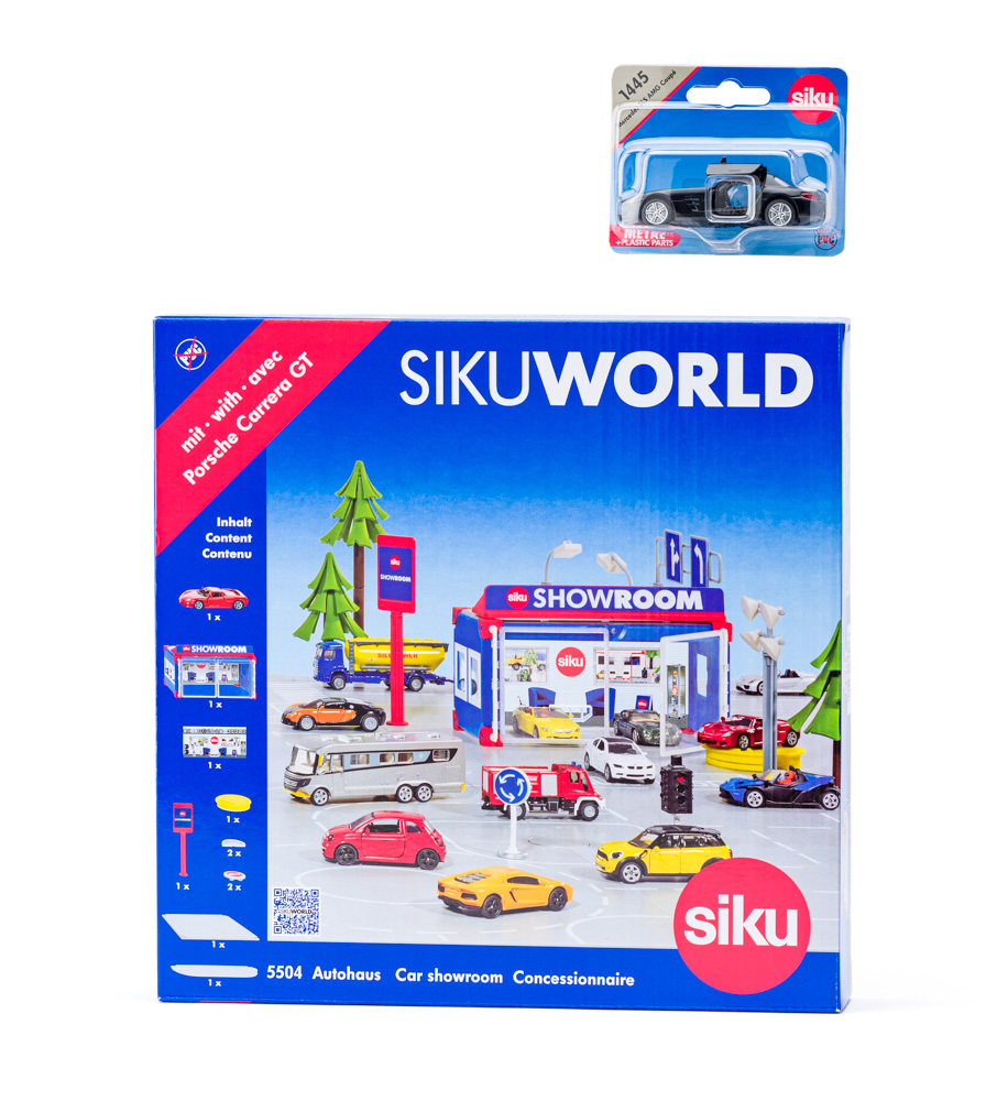 SIKU World - autosalón s autem 1 ks